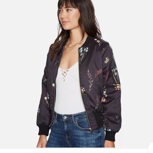Bishop + Young floral bomber jacket